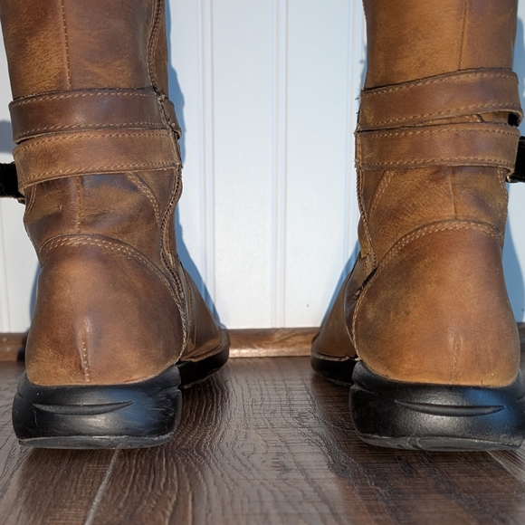 Chestnut Leather " Tetra" Waterproof Boots by Merrell Women's Sz 8 - Picture 4 of 9